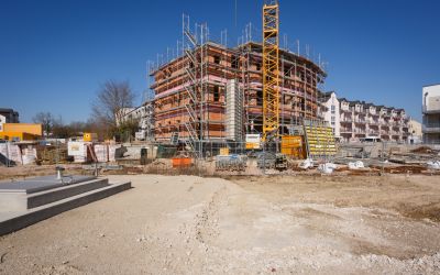 Konstruktionsarbeiten vom Rohbau des Kinderhospiz Bärenherz in Wiesbaden-Erbenheim.